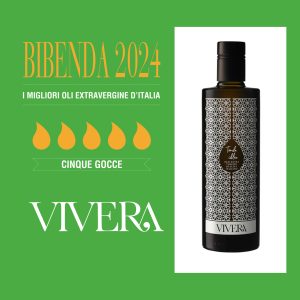 Vivera conquista le 5 Gocce di Bibenda con l'Olio EVO Monocultivar Tonda Iblea 2023!
